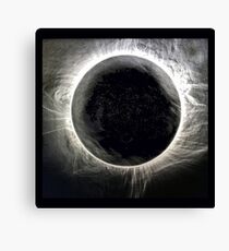 SOLAR ECLIPSE 2017 TWO MINUTES OF PURE WONDER Canvas Print