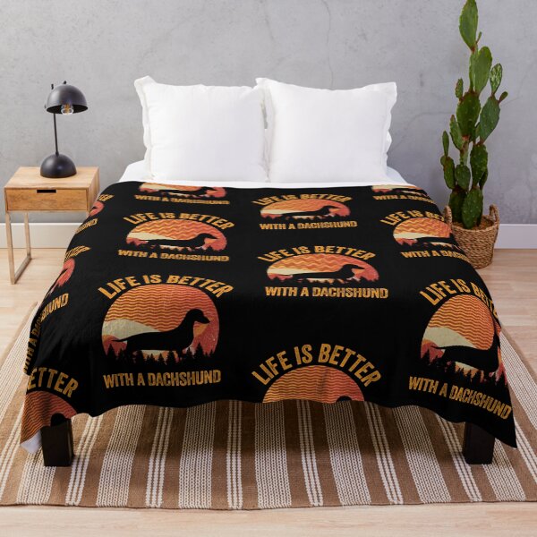 Item preview, Life Is Better With A Dachshund Vintage Distressed Dog Gift designed and sold by Guarddogdrive.