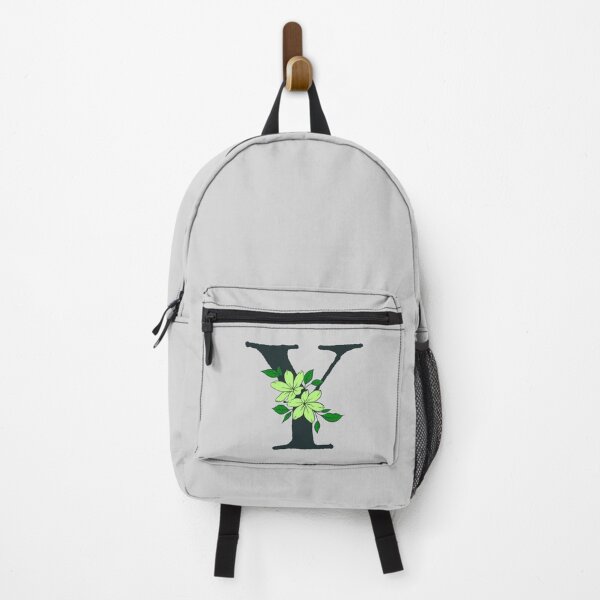 Item preview, Green floral Y monogram designed and sold by Coffee Lifestyle.