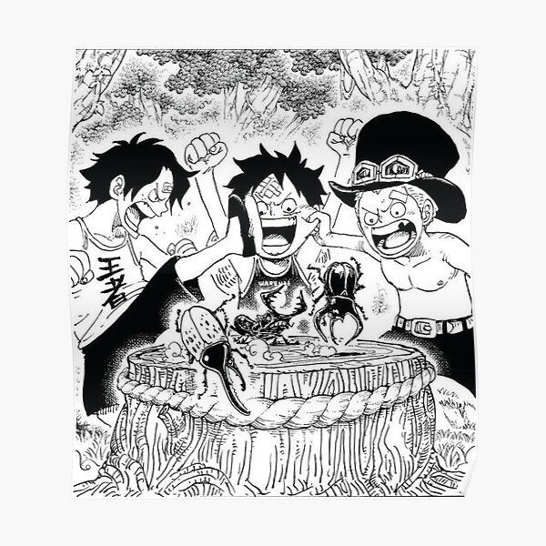 One Piece Asl Posters For Sale Redbubble