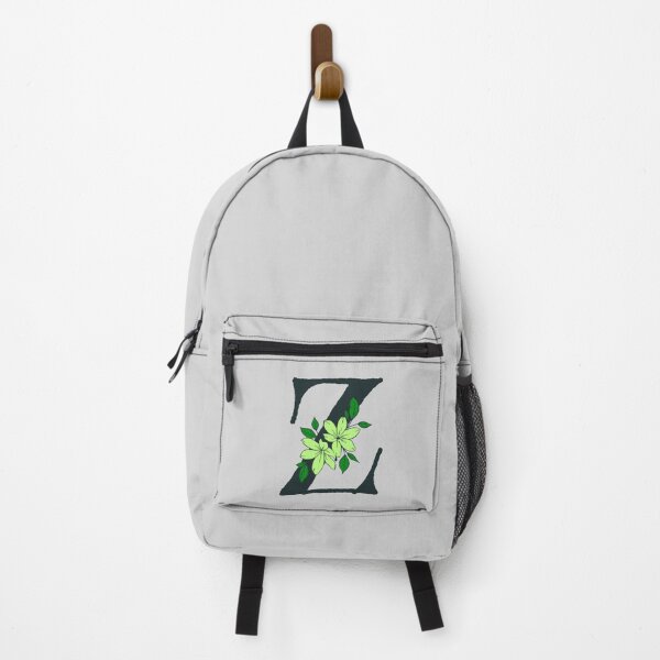 Item preview, Green floral Z monogram designed and sold by Coffee Lifestyle.