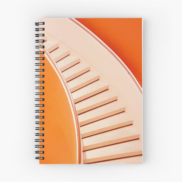Item preview, Orange Colored Spiral Staircase designed and sold by WheresMyMojo.