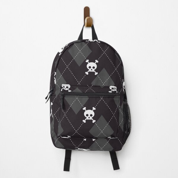 Item preview, Skully Argyle Pattern in Black and White designed and sold by OddPop.