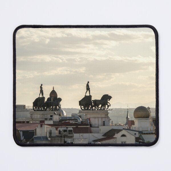 Item preview, Quadrigas Warriors and Rooftops - a Triumphal Ride over Marvelous Madrid Spain designed and sold by Georgia Mizuleva.