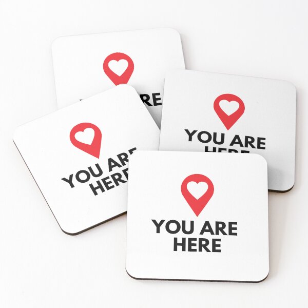 Item preview, You Are Here (Heart)  designed and sold by adlibmaria.