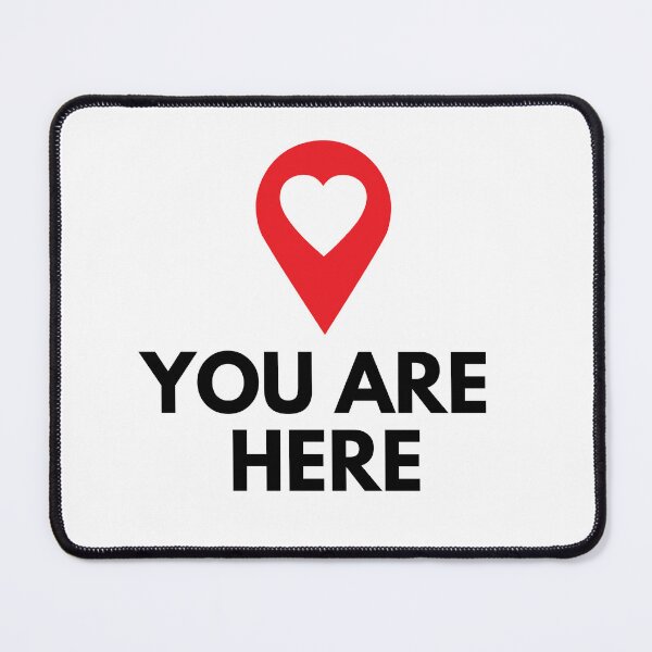 Item preview, You Are Here (Heart)  designed and sold by adlibmaria.