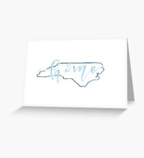 Goin' to (North) Carolina in My Mind Greeting Card
