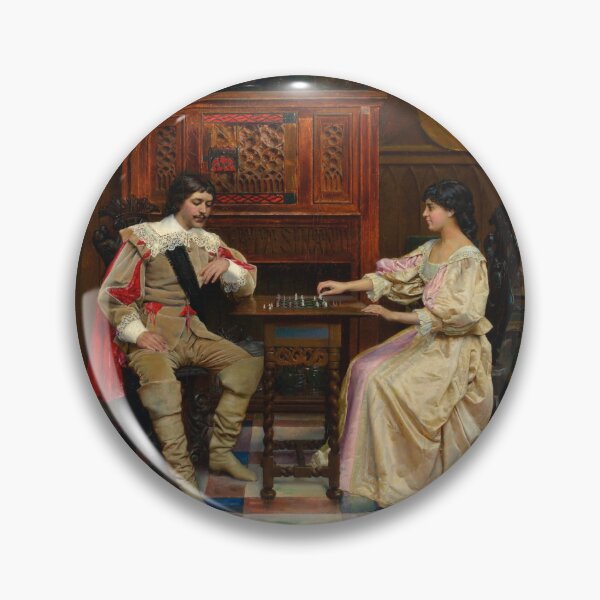 Item preview, Chess Players (1878) - Gunnar Berndtson designed and sold by SALON DES ARTS.