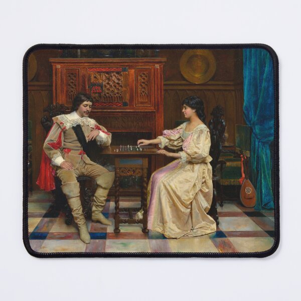 Item preview, Chess Players (1878) - Gunnar Berndtson designed and sold by SALON DES ARTS.