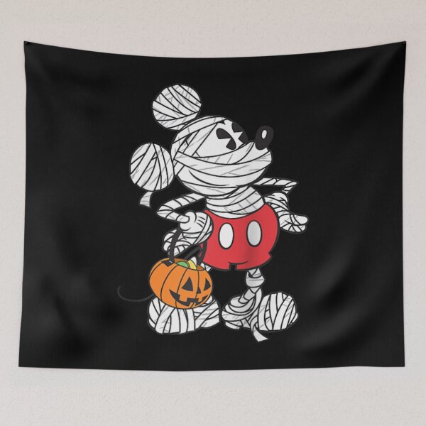 Item preview, Retro Mouse Mummy Halloween Raglan designed and sold by KylarDuffy.
