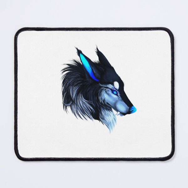 Item preview, bleu wolf t-shirt designed and sold by Penartgraphic.