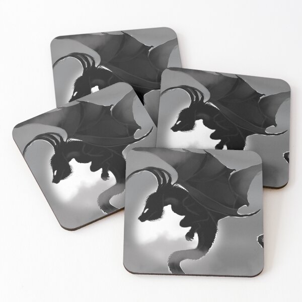 Item preview, Black dragon | Artprint designed and sold by Leafy Impressions.