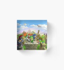 Triforce Heroes Acrylic Block