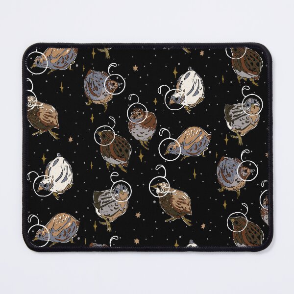 Item preview, Space Quail Pattern designed and sold by Quail and Friends.