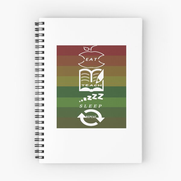 Item preview, Eat teach sleep repeat  designed and sold by Designer330.