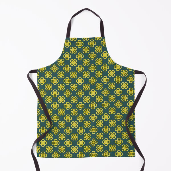 Item preview, Patrón de impresión de bloque floral amarillo designed and sold by Pattern Pie.