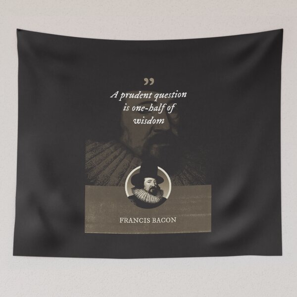 Item preview, Francis Bacon - A prudent question is one-half of wisdom designed and sold by Syahrasi.
