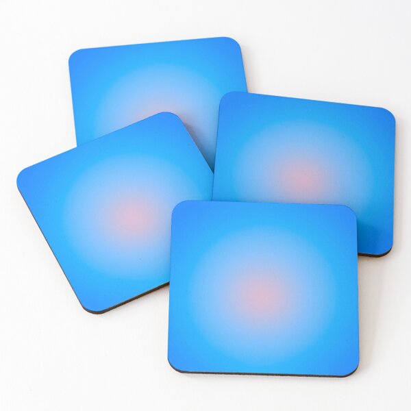 Item preview, Vibrant Blue And Pink Gradient Cute Aura Aesthetic Wallpaper Pattern Design designed and sold by theprintedclub.