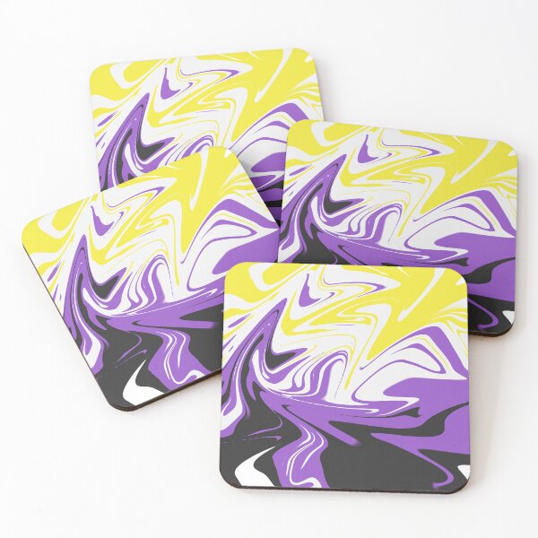 Item preview, Nonbinary pride (marble vibes) designed and sold by ThePureAudacity.