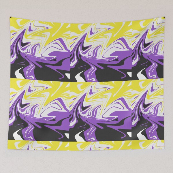Item preview, Nonbinary pride (marble vibes) designed and sold by ThePureAudacity.