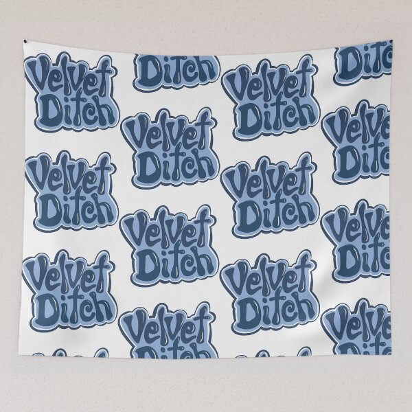 Item preview, Velvet Ditch - bubble blue designed and sold by sukeestudios.