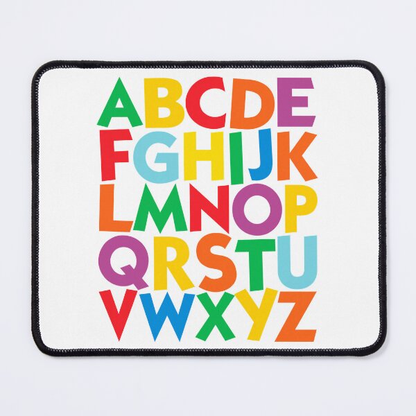 Item preview, Colorful Uppercase Letters Alphabet learn ABCs designed and sold by SentaSchmitt.