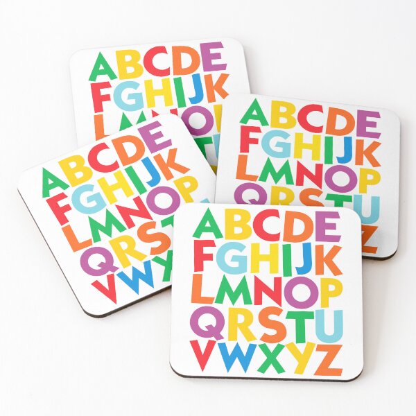 Item preview, Colorful Uppercase Letters Alphabet learn ABCs designed and sold by SentaSchmitt.