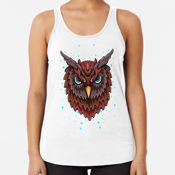 Brown Owl Racerback Tank Top