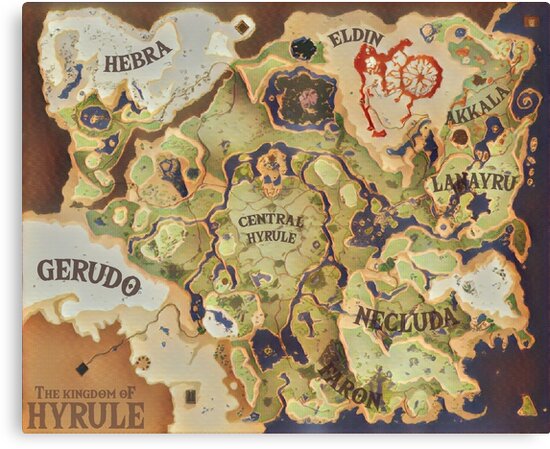 World Maps Library - Complete Resources: Maps Zelda Breath Of The Wild