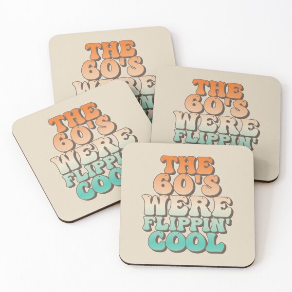 Item preview, Retro Style The 60's Were Flippin' Cool, Vintage Ombre Style Design designed and sold by TrulyEpoque.