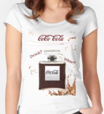 Sparkle! Cola Perfume Bottle, Drink? or Wear? Women's Fitted Scoop T-Shirt