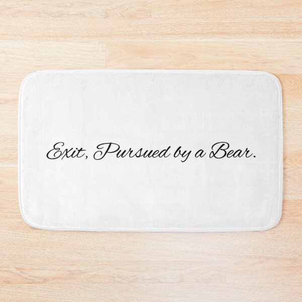 Item preview, Exit, Pursued by a Bear (Black Lettering) designed and sold by jamienathan.
