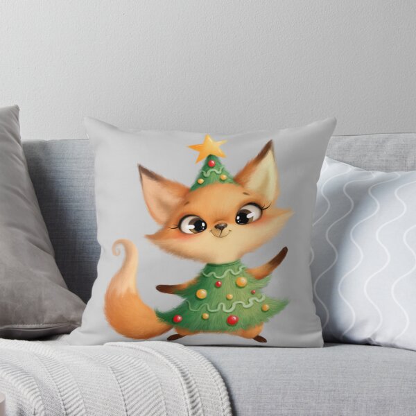 Item preview, Christmas Fox Wearing Tree Costume designed and sold by VirtualFaries.