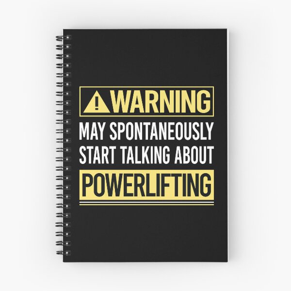 Artikelvorschau, Warnung vor Powerlifting entworfen und verkauft von WrightTrouble.