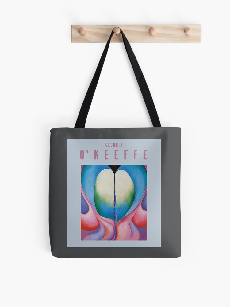 Thumbnail 1 of 2, Tote Bag, Georgia O'Keeffe, Series 1, No. 8, 1918, oil-painting on canvas designed and sold by Psycheek.