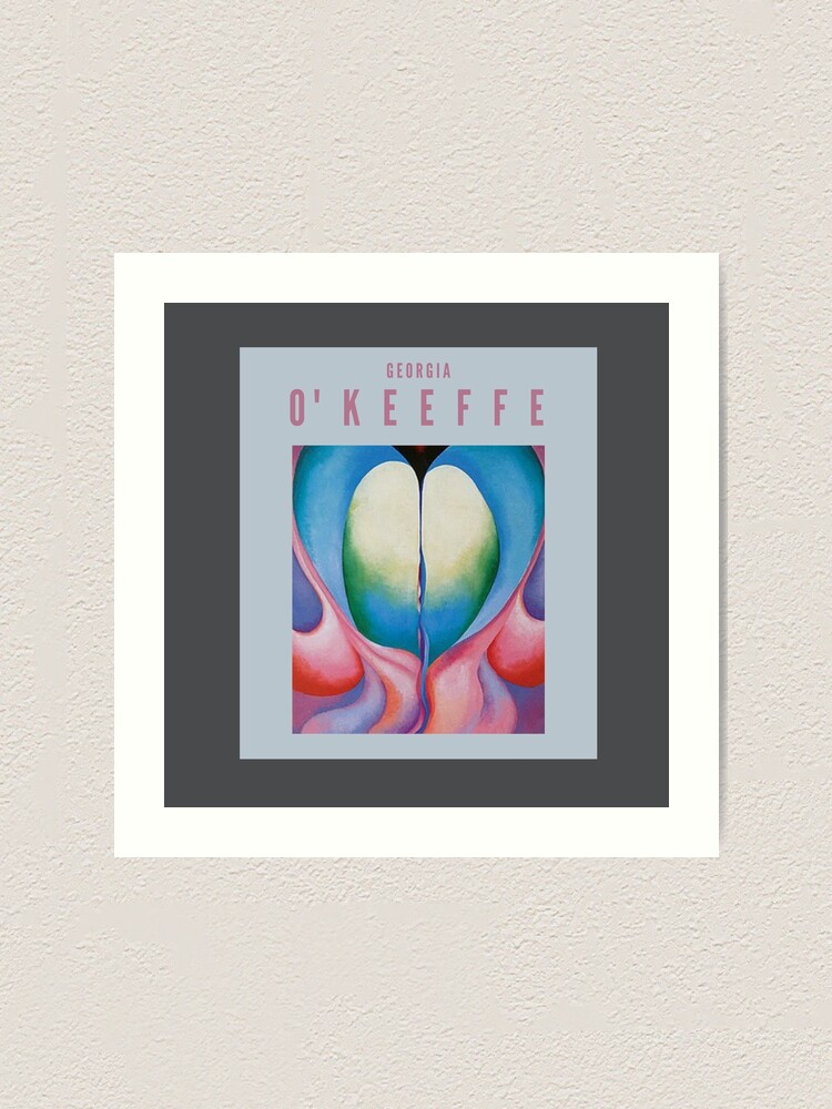 Thumbnail 1 of 3, Art Print, Georgia O'Keeffe, Series 1, No. 8, 1918, oil-painting on canvas designed and sold by Psycheek.