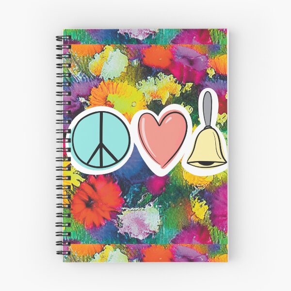 Item preview, Peace Love Handbells Flower Pattern 2 designed and sold by SubtleSplit.