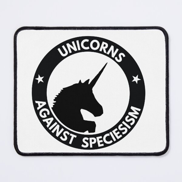 Item preview, Unicorns against Speciesism designed and sold by prateado.