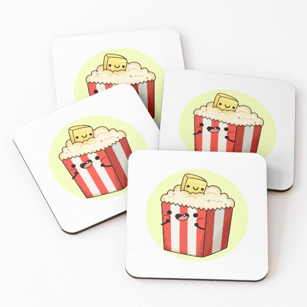 Item preview, Cute Kawaii Buttered Popcorn designed and sold by kawaiilife.