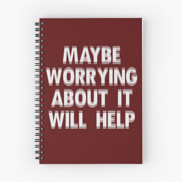 Item preview, Maybe Worrying About it Will Help - Stickers, Shirts, Mugs, etc. designed and sold by Shounenbat.