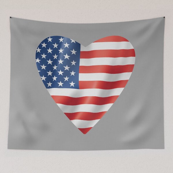 Item preview, Heart USA,  designed and sold by LuFilu.