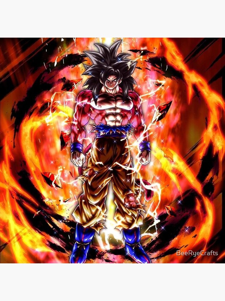 Super Saiyan 4 Goku Art Print for Sale by BeeRyeCrafts