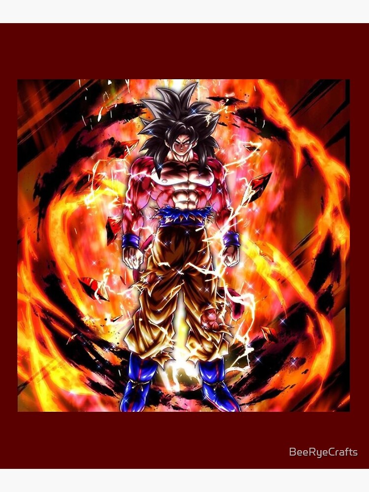 Super Saiyan 4 Goku Art Print for Sale by BeeRyeCrafts