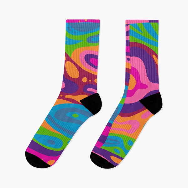 Item preview, Psychedelic color pattern - organic color waves - bright colors designed and sold by BrainlabStudios.