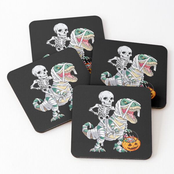 Artikelvorschau, Skelettreitende Dinosaurierknochen Halloween entworfen und verkauft von alexquang.