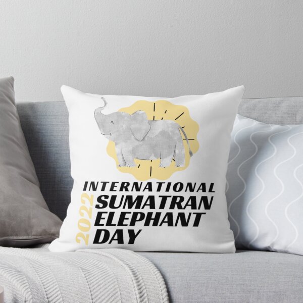 Item preview, International sumatran elephant day _best sumatran elephant day design_perfect gift idea for sumatran elephant lover_save sumatran elephant day designed and sold by Douniaya.