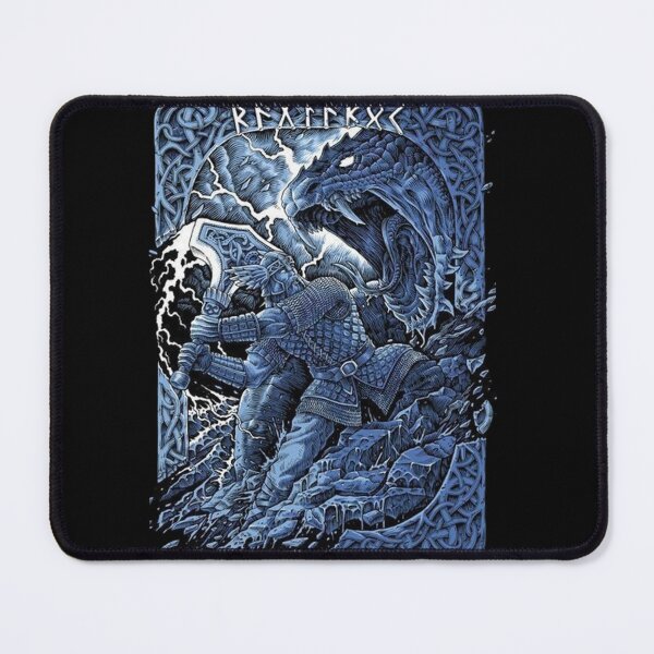 Item preview, Thor vs Jormungandr  designed and sold by matwebstore.