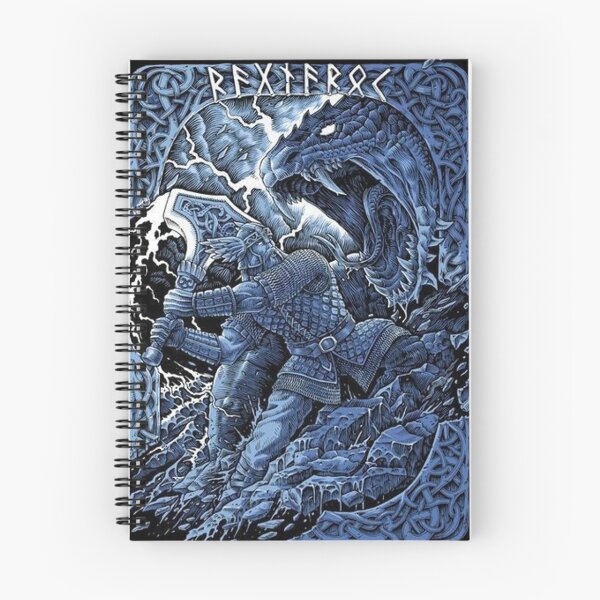 Item preview, Thor vs Jormungandr  designed and sold by matwebstore.