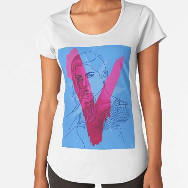 Violet by Miss E Premium Scoop T-Shirt