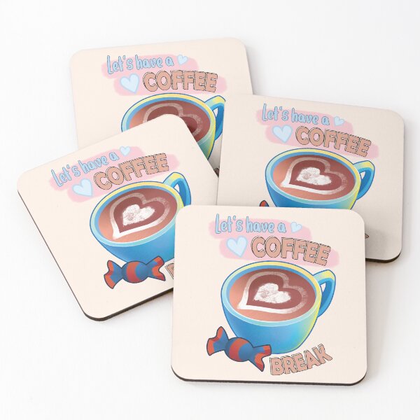 Item preview, Let's Have a Coffee Break designed and sold by UnicornCornHorn.